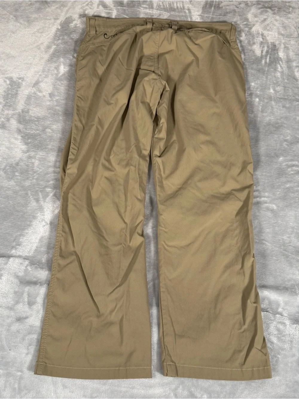 Origin Nyloc Pants Mens 36R (Fits 36x29) Stretch Hiking Made In USA Brown